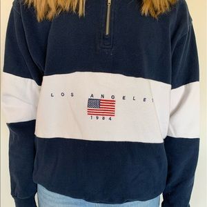 Brandy Melville los angeles quarter zip